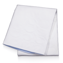 AMPri MED-COMFORT bedbeschermer wasbaar 75 x 90 cm, blauw/wit | Pak (1 stuk)