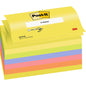 Une promotion de Post-it® Super Sticky Z-Notes (76x127 mm, 100 feuilles/bloc, 6 blocs, différentes couleurs néon) de 3M Deutschland GmbH - parfaite pour le bureau. Avec certification PEFC (SGSCH-PEFC-COC-110078).