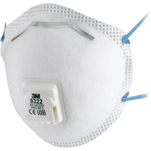 3M™ deeltjesmasker, FFP2, met klep, 8322 | Karton (8 pakken)