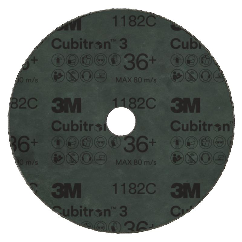 Disque fibre 3M™ Cubitron™ 3 1182C, 36+ - Abrasif pour le métal