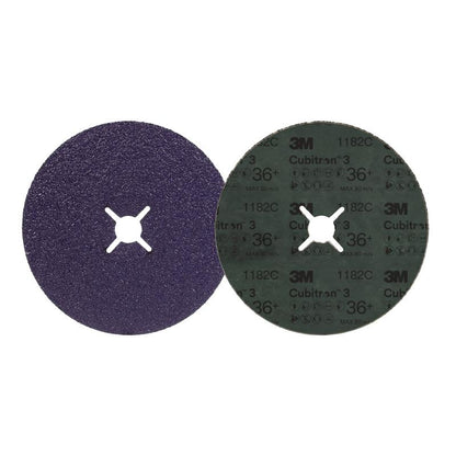 Disque fibre 3M™ Cubitron™ 3 1182C, 36+ - Abrasif pour le métal