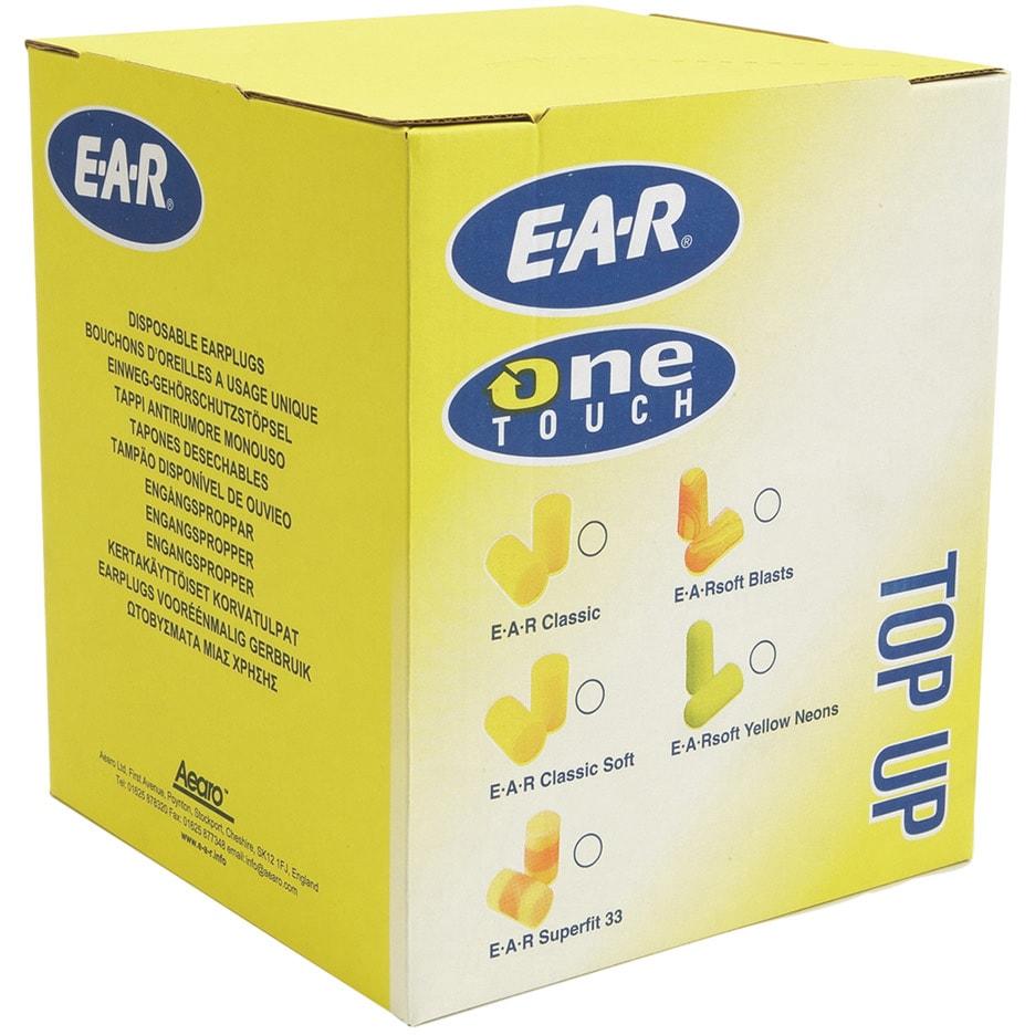 Bouchons d'oreilles 3M™ E-A-R™ Classic™, sac de recharge, PD-01-009 | Paquet (500 paires)