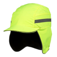 3M™ First Base™ 3 stootpet 2021209, Winter, Fluorescerend Hi-Vis, Geel, Korte klep, 55 mm | Pak (1 stuk)