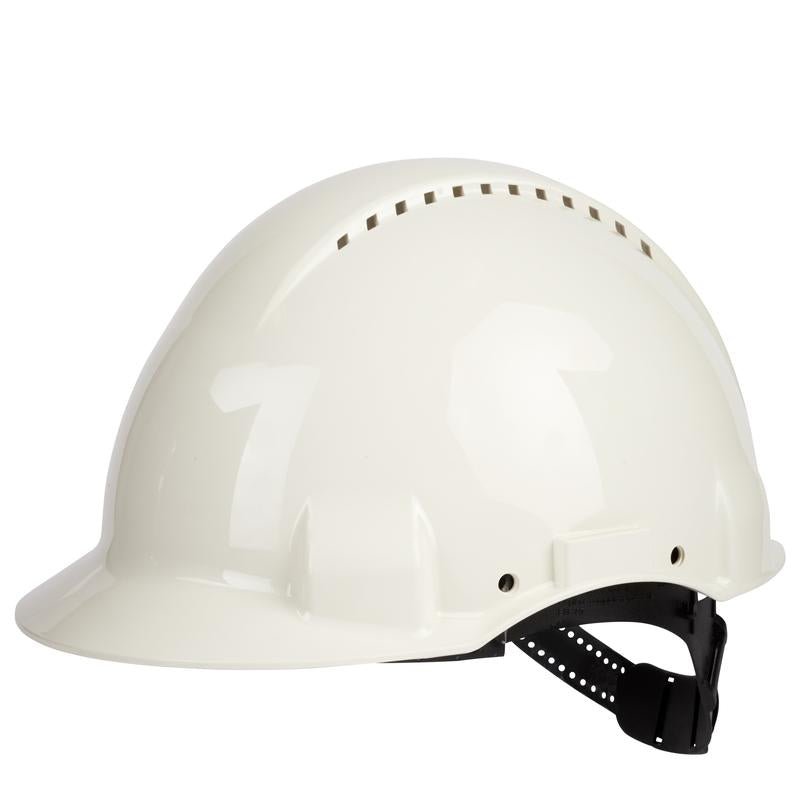 3M™ G3000CUV-veiligheidshelm met uvicator en pinlock-sluiting - geventileerd