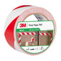 3M™ Waarschuwingstape 767i, rood/wit, 50 mm x 33 m, afzonderlijk verpakt | Pak (1 rol)