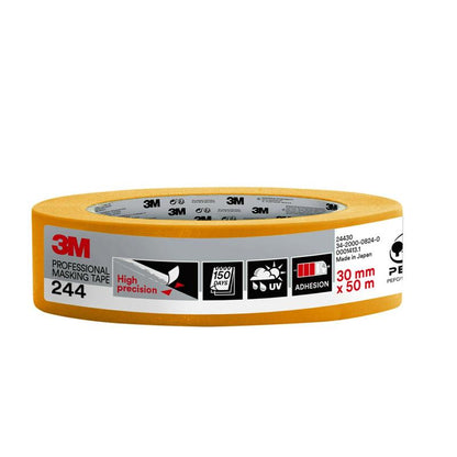 3M™ Schildersafplaktape 244, 50 m - afplaktape voor schilderwerkzaamheden