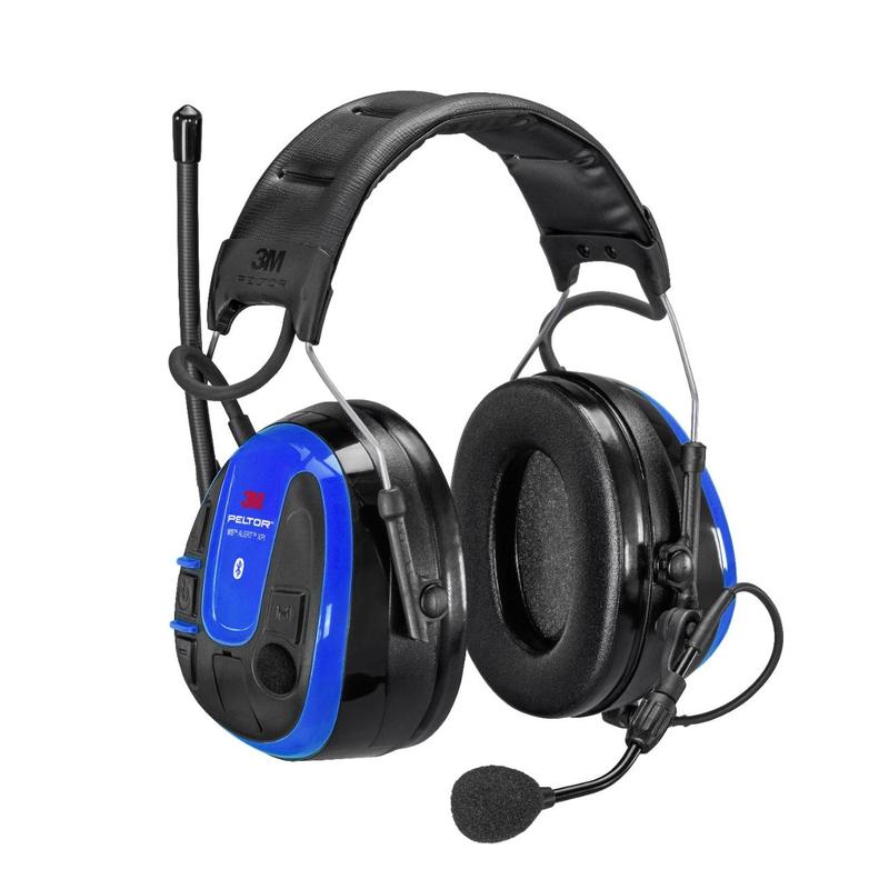 Casque 3M™ PELTOR™ WS™ ALERT™ XPI, 30 dB, Bluetooth, application mobile, incl. accessoires, bandeau, MRX21A3WS6-ACK | Paquet (1 pièce)