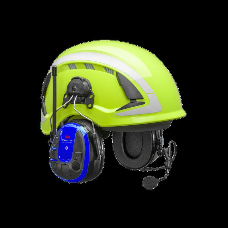 3M™ PELTOR™ WS™ ALERT™ XPI-headset, 30 dB, Bluetooth, mobiele app, inclusief accessoires, kan worden bevestigd aan veiligheidshelm, MRX21P3E3WS6-ACK | Pak (1 stuk)