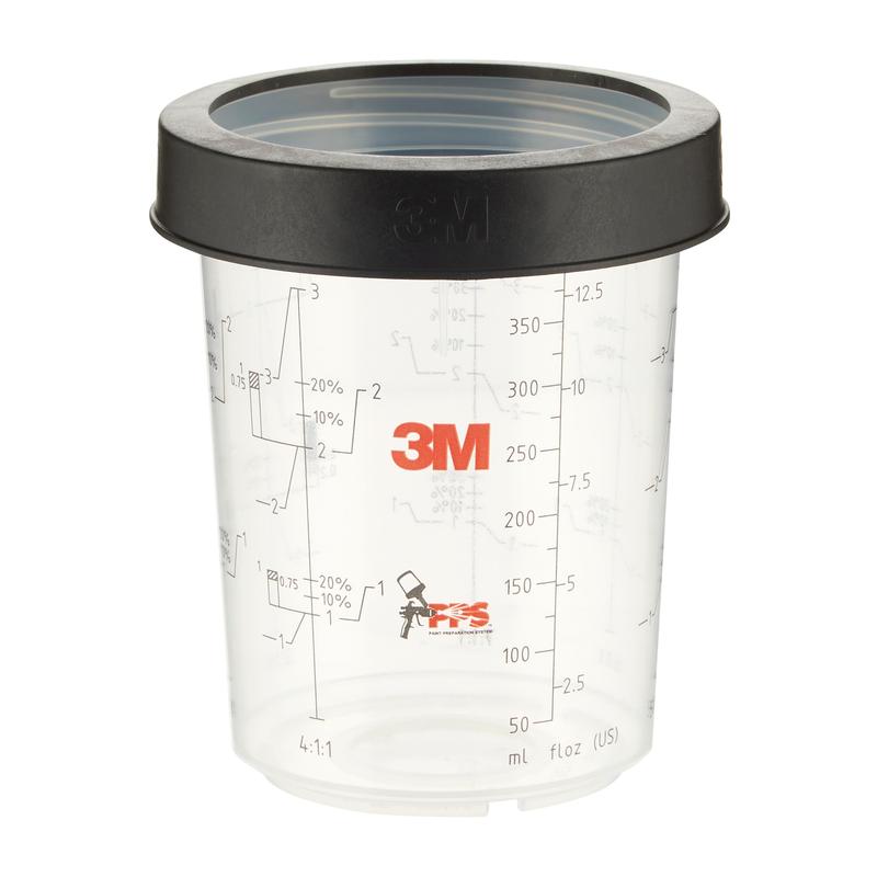 3M™ PPS™ Buitenbeker met schroefring, Midi, 400 ml, 16122 | Pak (400 ml)