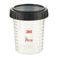3M™ PPS™ externe beker met schroefring, klein, 170 ml, 16115 | Pak (170 ml)