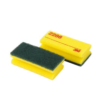 Éponge de nettoyage 3M™ Scotch-Brite™ 2286, jaune/vert, 70 mm x 150 mm, 120 pièces/caisse | Paquet (6 pièces)