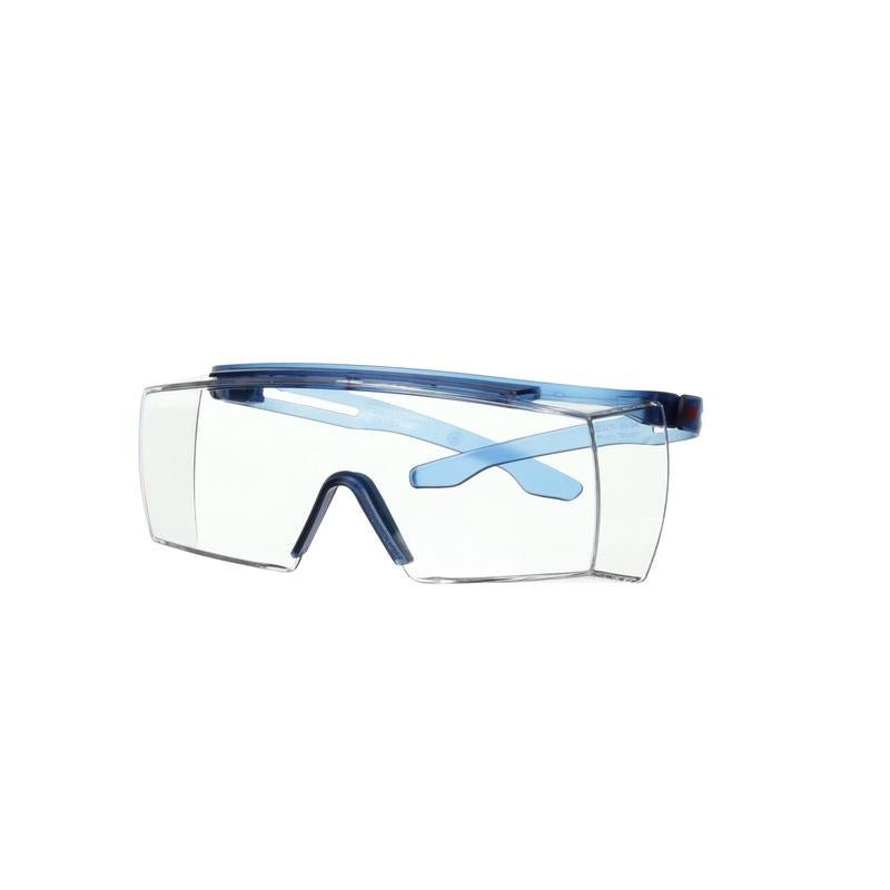 Surlunettes 3M™ SecureFit™ 3700, branches bleues, revêtement anti-rayures + (K), lentilles transparentes, SF3701ASP-BLU-EU, 20 par paquet | Paquet (1 pièce)