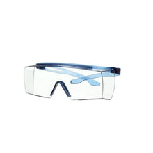 3M™ SecureFit™ 3700 overbril, blauwe poten, antikrascoating + (K), heldere lens, SF3701ASP-BLU-EU, 20 per verpakking | Pak (1 stuk)