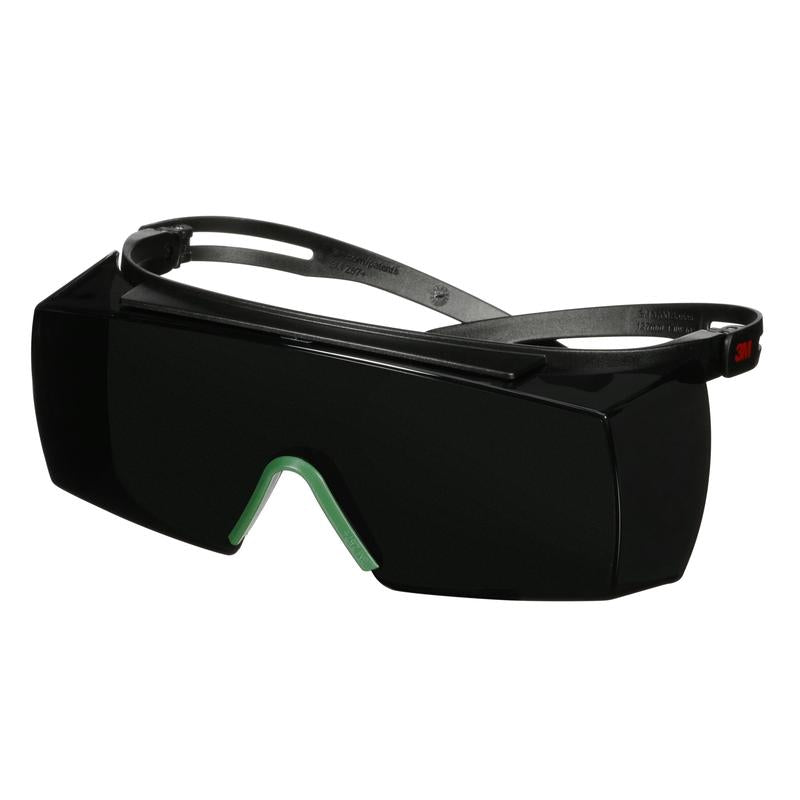 3M™ SecureFit™ 3700 overzetbril, zwarte poten, antikrascoating, grijze lens IR 5.0, SF3750AS-BLK, 20 per verpakking | Pak (1 stuk)