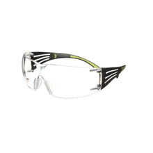 Lunettes de sécurité 3M™ SecureFit™ 400 Reader, branches noires/vertes, revêtement anti-rayures/antibuée, lentille transparente Power +2,5, SF425AS/AF-EU, 20 par paquet | Paquet (1 pièce)