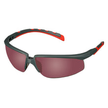Lunettes de sécurité 3M™ Solus™ 2000, S2024AS-RED, branches grises/rouges, lentille anti-rayures miroir rouge, 20 par paquet | Paquet (1 pièce)