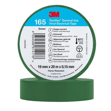 3M™ Temflex™ vinylisolatietape 165, groen - Elektrische isolatietape