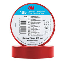 3M™ Temflex™ vinylisolatietape 165 rood