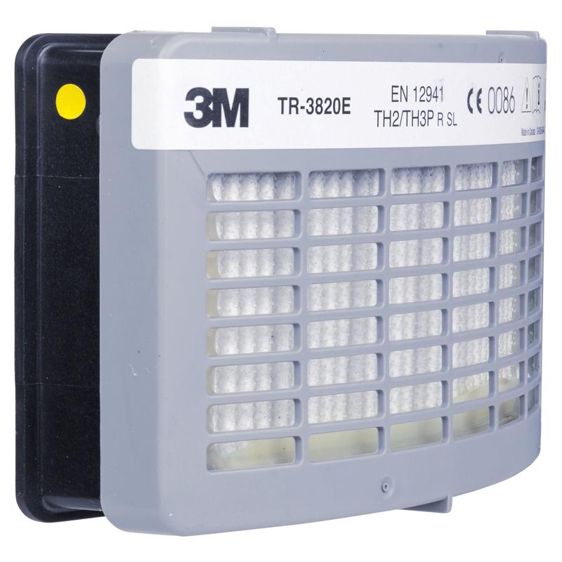 Respirateur 3M™ Versaflo™, filtre à particules, filtre à gaz acide, TR-3822E | Boîte en carton (1 pièce)