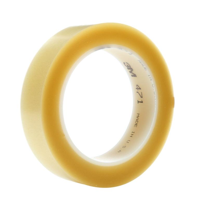 3M™ Zachte PVC-tape 471, transparant, 38 mm x 33 m, 0,14 mm | Pak (1 rol)