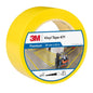 Ruban PVC souple 3M™ 471, jaune, 50 mm x 33 m, 0,14 mm, emballé individuellement | Paquet (1 rouleau)