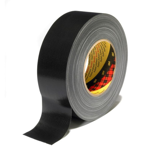 3M™ Textielplakband 389, Zwart - Ducttape voor sterke hechting