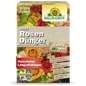 Eine 2,5 kg Kiste Azet RosenDünger aus dem Neudorff Shop, mit Abbildungen blühender Rosen und einem Text, der ihn als natürlichen, organischen Langzeit-Rosendünger für prächtige Rosen beschreibt.