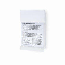 Wandhouder, Dracula, wandhouder zonder print (wit), universeel | Pak (1 stuk)