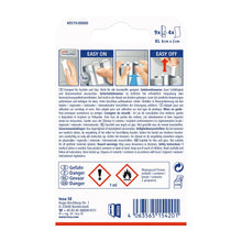 tesa Powerstrips Waterproof XL, recharge, solution de fixation autocollante pour salles de bains, blanche