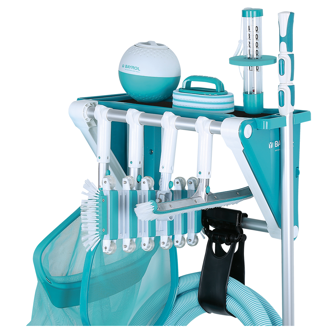 BAYROL accessoireplank voor wandmontage | Pak (1 stuk)