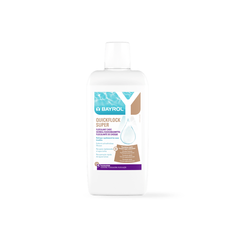 BAYROL Quickflock Super 1 L vlokmiddel voor het snel verwijderen van vertroebeling