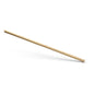 Un seul manche de balai en bois dur Nölle Profi Brush de 140 cm, Ø 23,5 mm de Nölle Profi Brush Bürsten- & Pinseltechnik e.K. est posé en biais sur un fond blanc et projette une ombre légère.