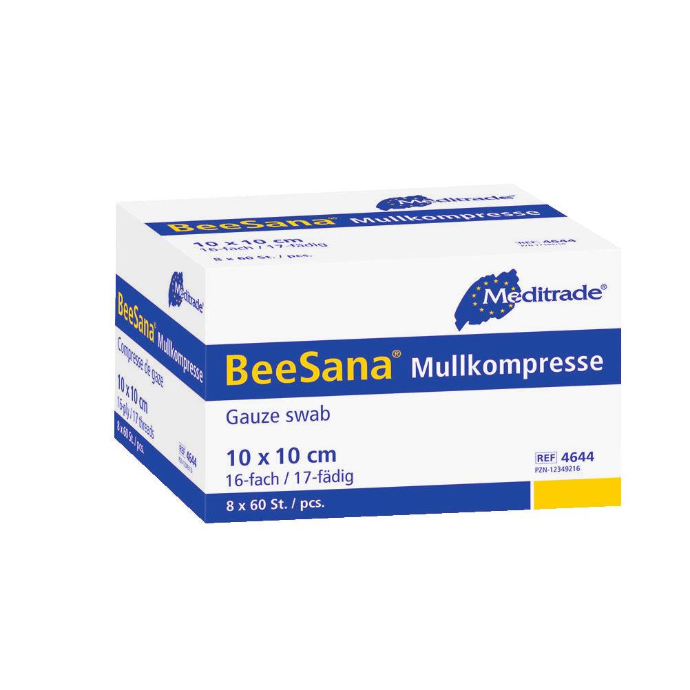 BeeSana® gaaskompres, zonder RöKo, steriel