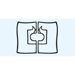 FD P geperforeerd doek sk 45x75* var. crêpe inslag | Pak (130 stuks)