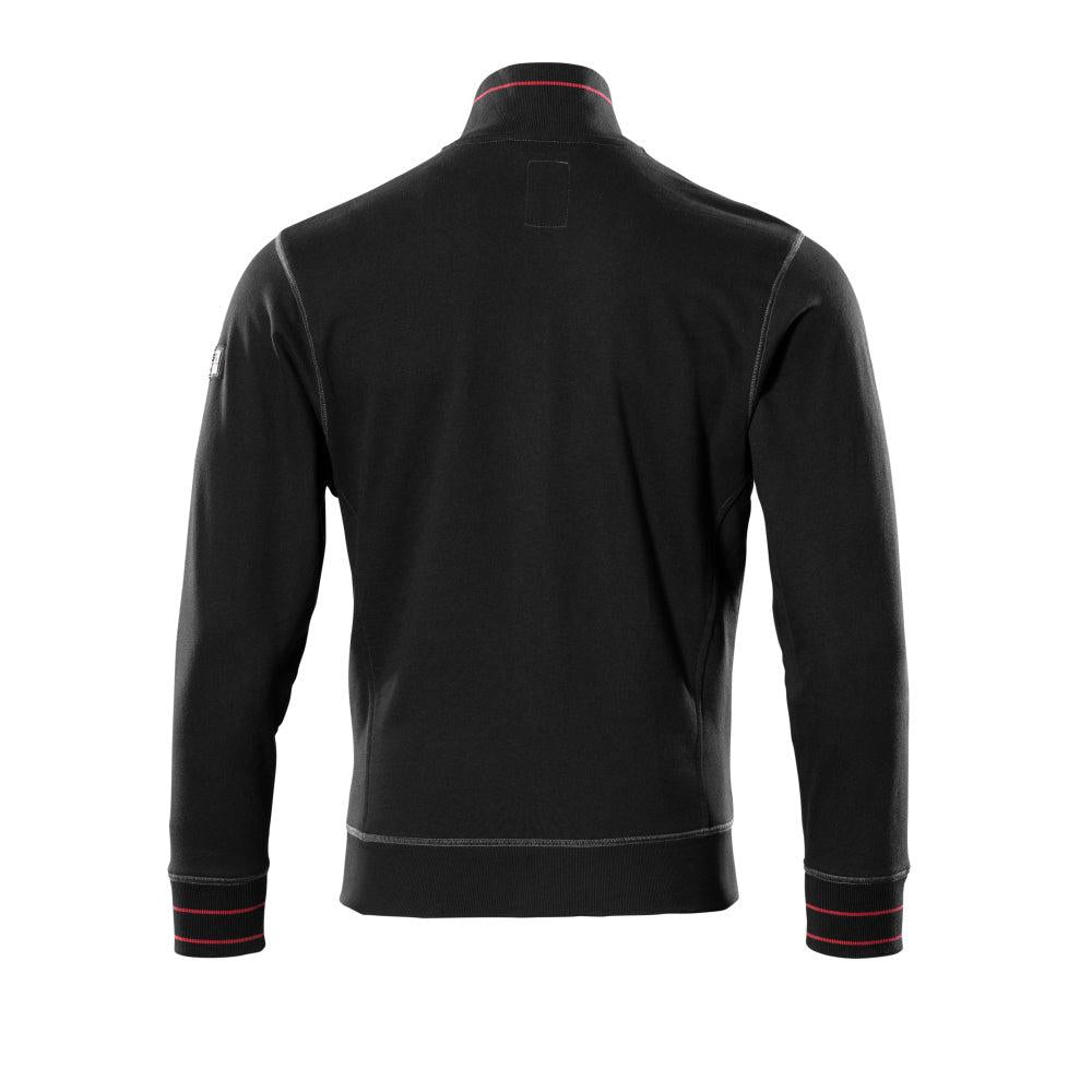 MASCOT® Chania sweatshirt met ritssluiting, zwart