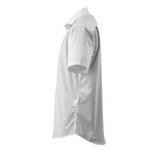 Chemise, manches courtes, coupe classique, blanc