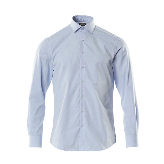 Chemise en popeline, coupe moderne, bleu clair