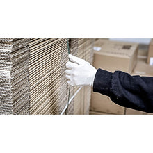 NITRAS katoenen jersey handschoenen, natuurlijk katoenen jersey | Pakket (12 paar)