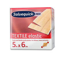 Le pansement textile Salvequick 6 cm x 5 m (1 pièce) d'Orkla Wound Care AB offre un soin des plaies élastique et flexible - idéal pour les coudes, genoux et articulations.