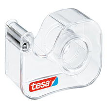 tesa Easy Cut handafroller, transparant, leeg, voor rollen tot 10 m x 19 mm