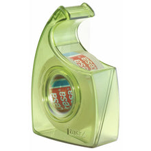 Dérouleur manuel tesa HAND DISPENSER EASY CUT RECYCLED, vert, avec ruban adhésif tesafilm Clear Recycled 33 m x 19 mm