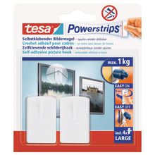 tesa Powerstrips-spijkertjes voor foto’s, wit