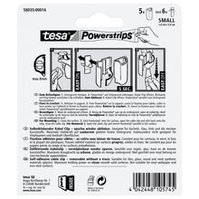 tesa Powerstrips-kabelklem, wit