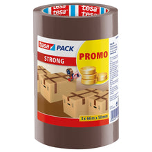 Tesapack Strong, 66 m x 50 mm, bruin