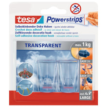 tesa Powerstrips Transparante DECO-haken LARGE