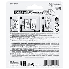tesa Powerstrips Transparante DECO-haken LARGE
