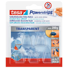tesa Powerstrips DECO-haken SMALL, transparant