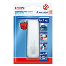 tesa Powerstrips zelfklevende haken, XL, vierkant, wit