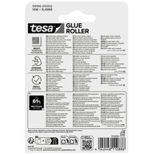 tesa GLUE ROLLER Permanent, transparent, Nachfüllung, ecoLogo, 14 m x 8,4 mm, Art.-Nr. 59156-00002-06