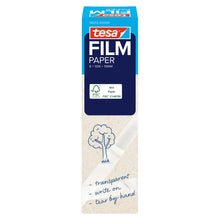 tesafilm PAPER, transparant, in een rolhouder, 10 m x 19 mm